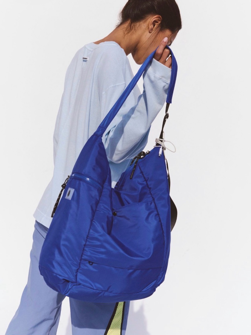 NWT Free People No Time Zones Carryall Tote Electric Shock